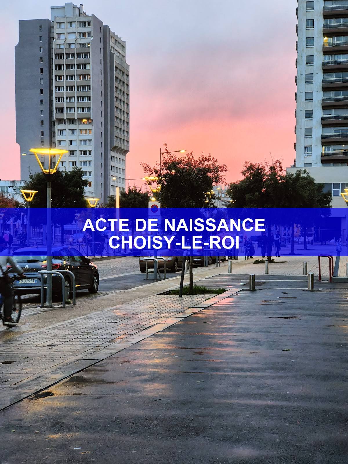 acte de naissance Choisy-le-Roi