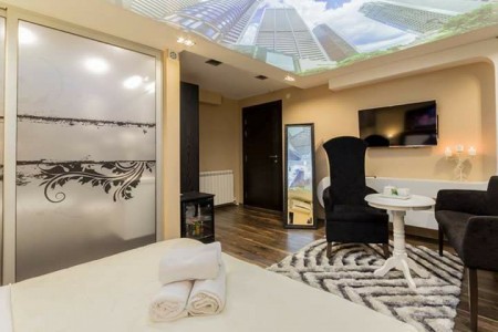 apartmani beograd savski venac apartman queen room with jakuzzi bath3