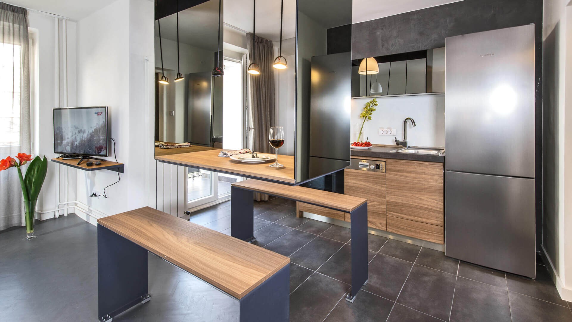 Dvosoban apartman A10 Lux kuhinja