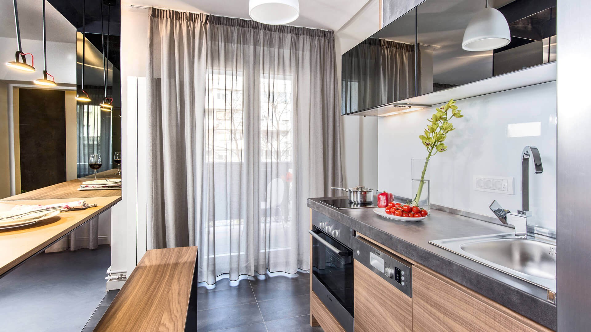 Jednosoban apartman A10 Kuhinja