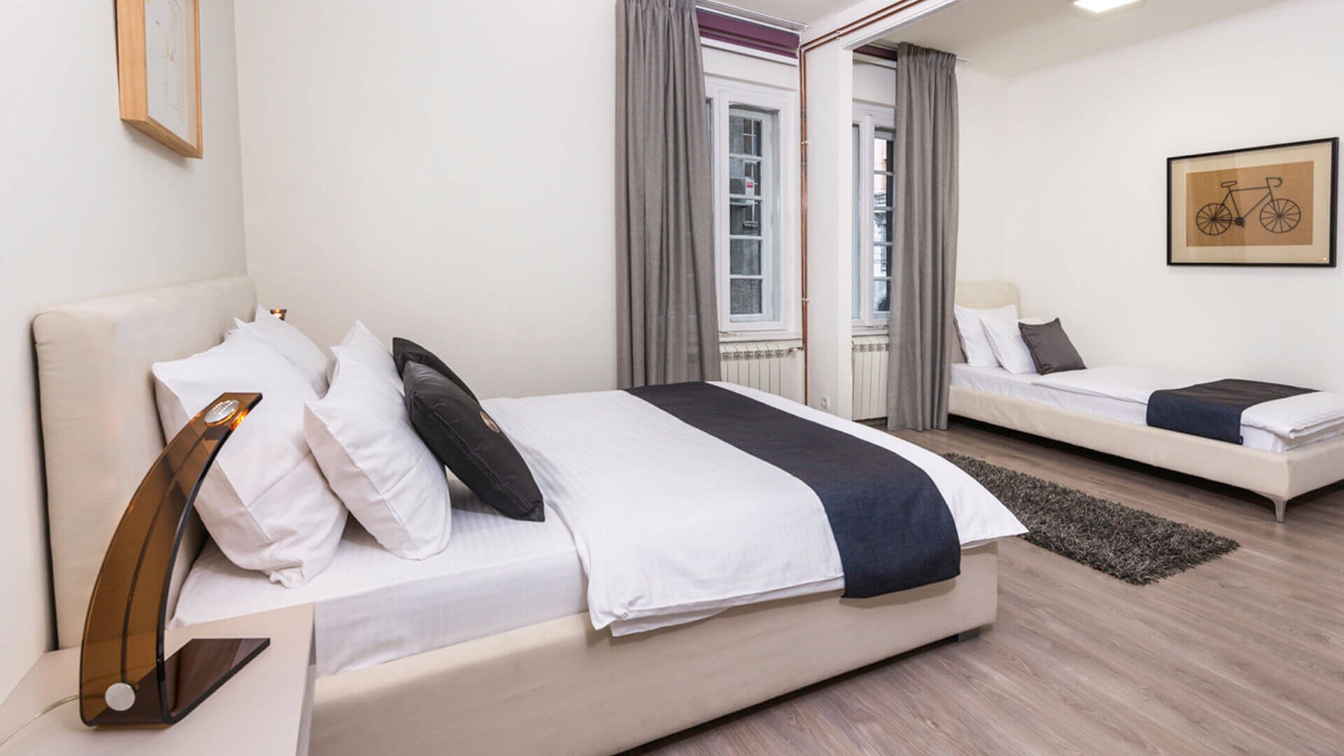 Trosoban apartman A26 Spavaća soba