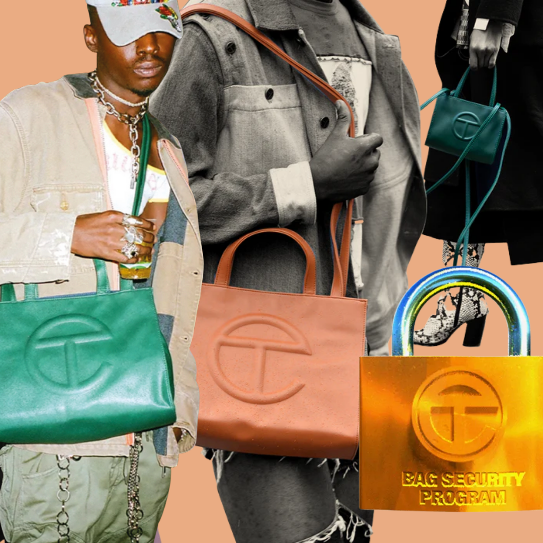 Telfar bag security program IV HEY FOMO