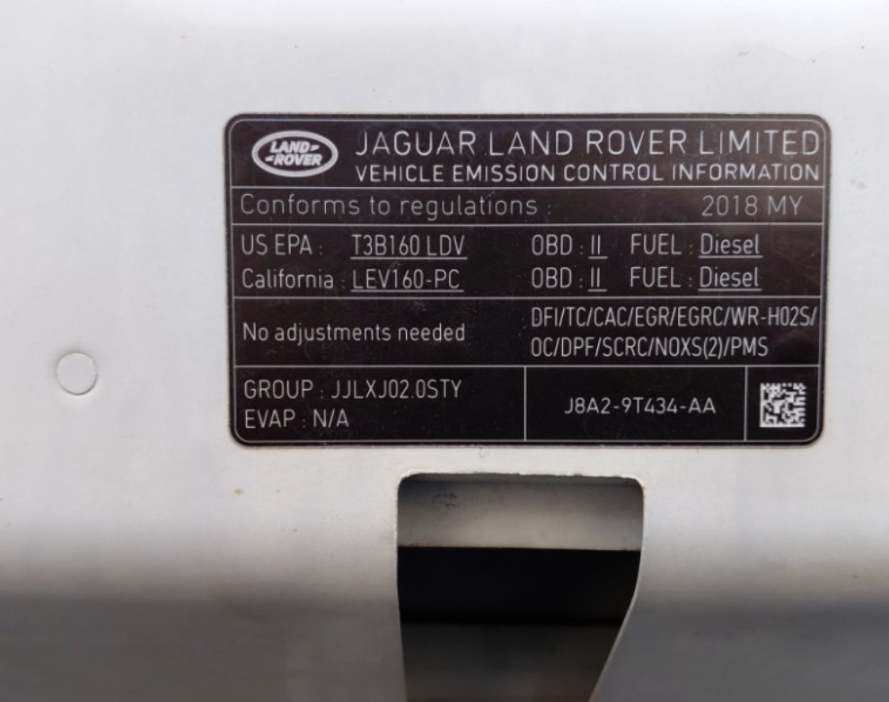 Range Rover Velar وارد امريكي  2018 image