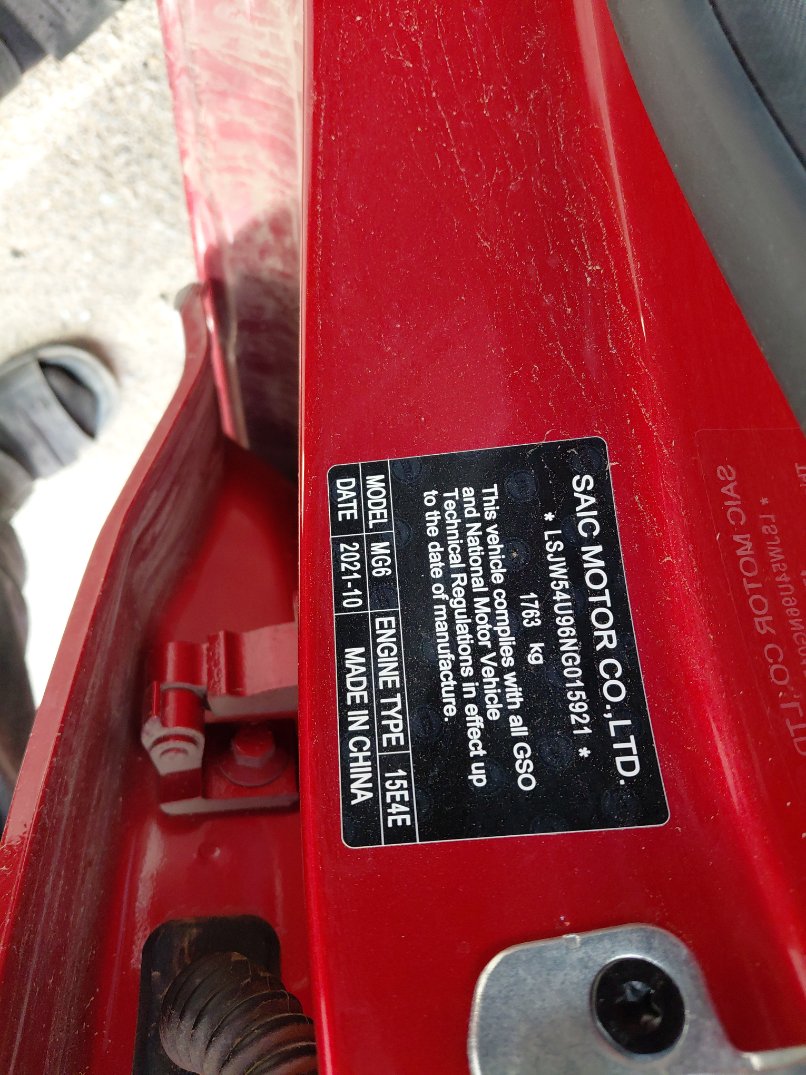 MG 6  2022 image