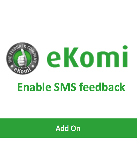 Enable SMS feedback package