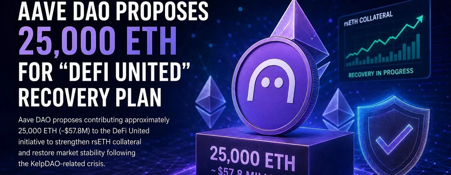 Aave Supports 25,000 ETH DeFi Recovery Initiative