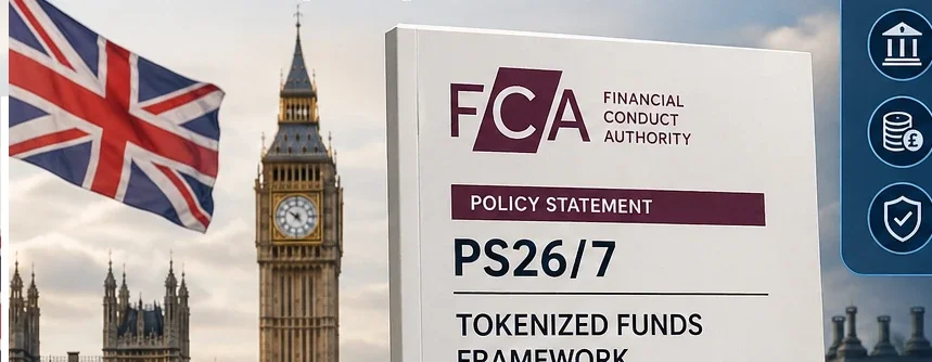 UK FCA Establishes Regulated Framework for Tokenized Funds, Enabling Onchain Records and Direct Dealing While Maintaining Strong Investor Pr