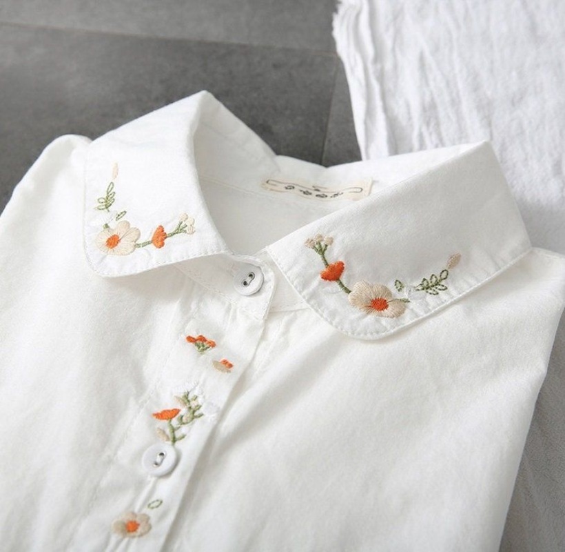Broderte detaljer på klær
