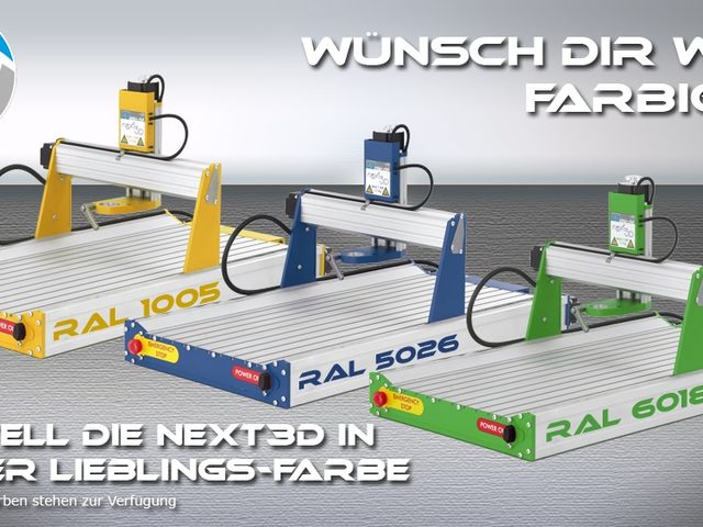 Maschinen von GoCNC in Wunschfarbe
