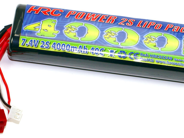 2s-LiPo-Akkus bei HRC Racing