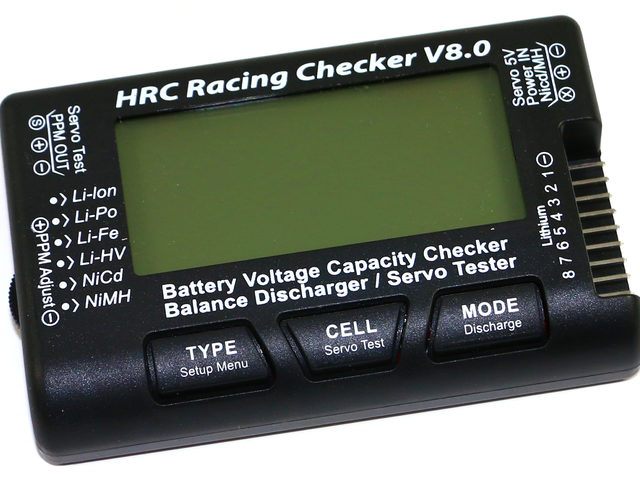 V8.0 Akku-Checker von HRC Distribution