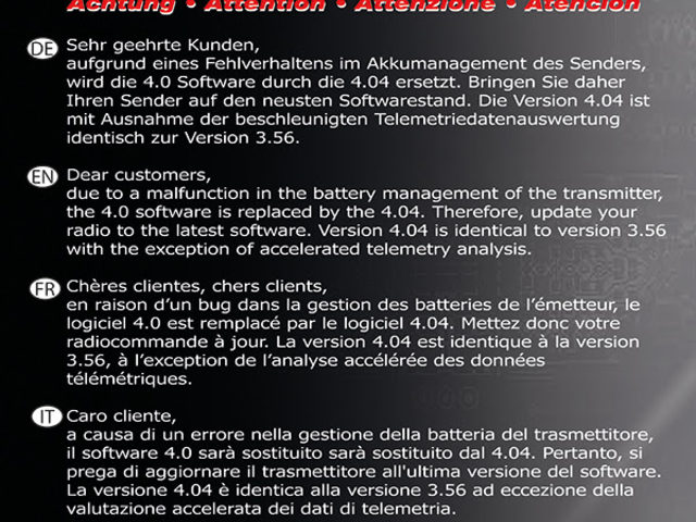 Profi TX-Fernsteuerung von Mulitplex