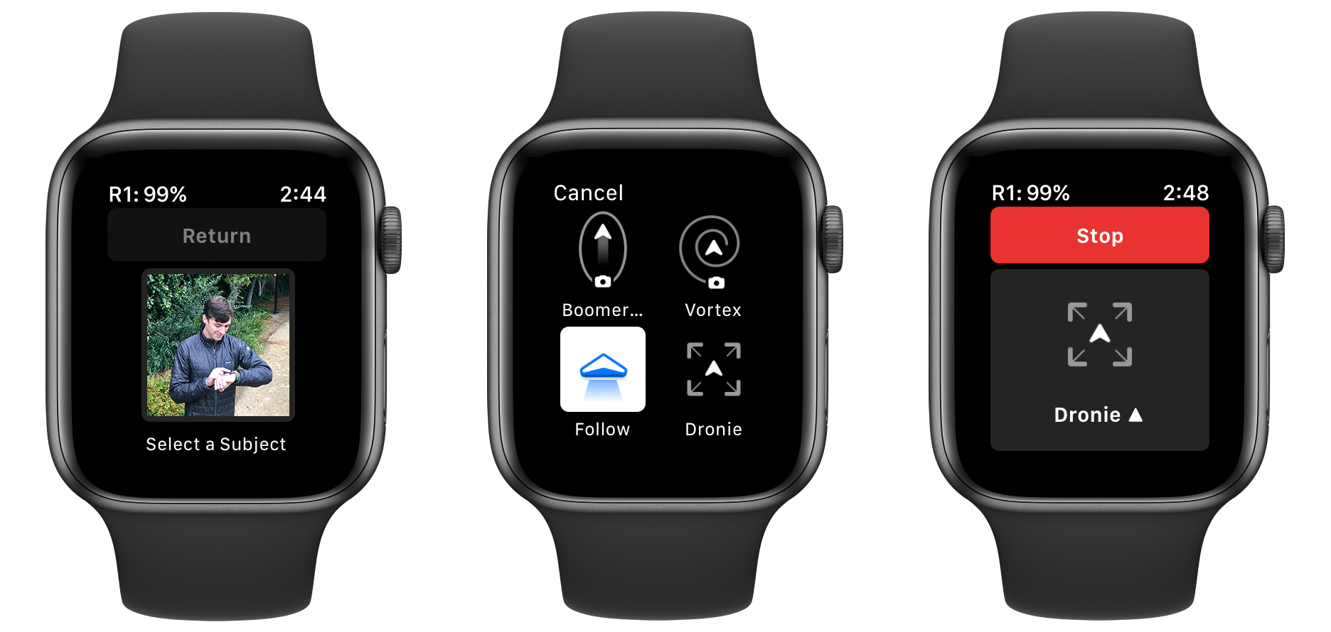 Drohnensteuerung per Apple Watch