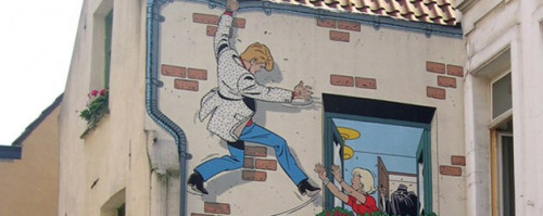 The comic strip trail in Brussels