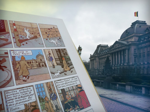 References to Brussels in the Adventures of Tintin