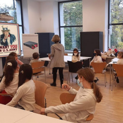 Atelier scolaire dans le cadre de l’exposition temporaire «Quand les murs parlent !»