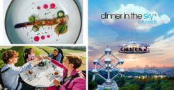 Dinner in the Sky : une expérience gastronomique hors du commun au cœur de Bruxelles