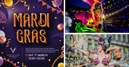 Mardi Gras au VIAGE : Une Nuit de Folie et de Couleurs à Bruxelles