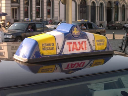 Prenez le taxi à Bruxelles