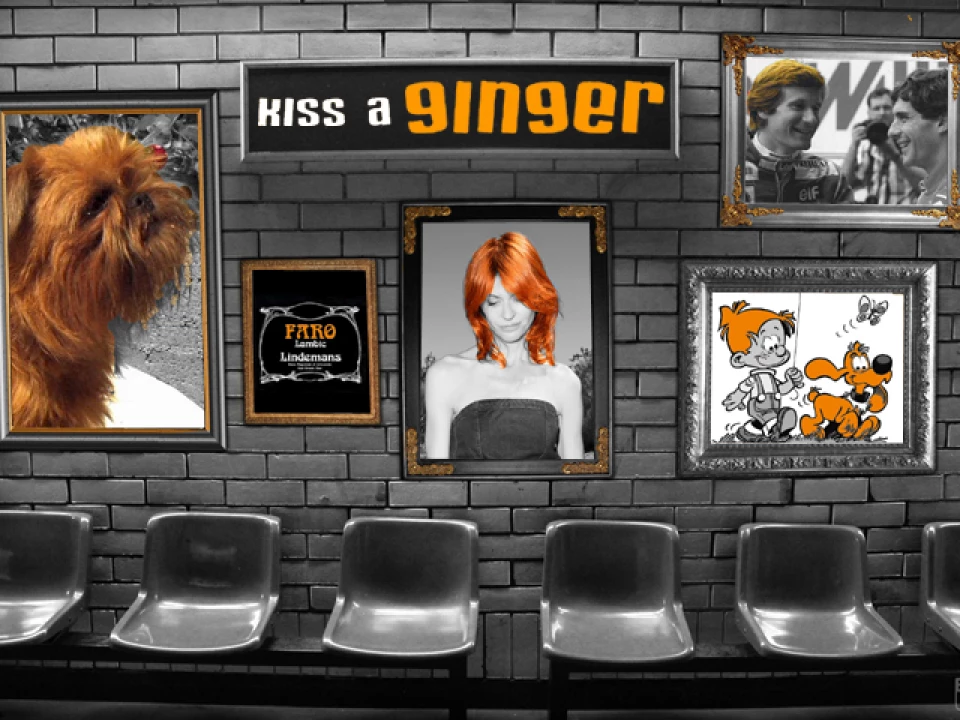 Kiss a ginger day in Brussels