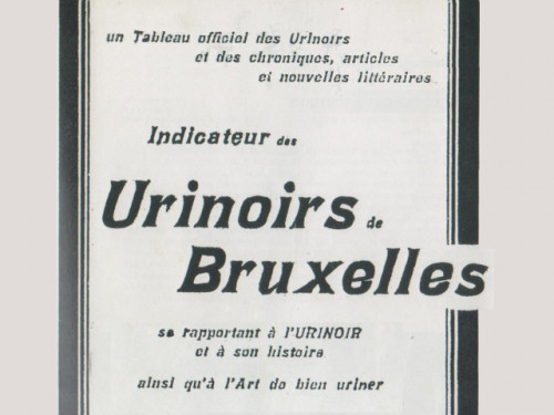 Les toilettes bruxelloises où il faut s'être soulagé