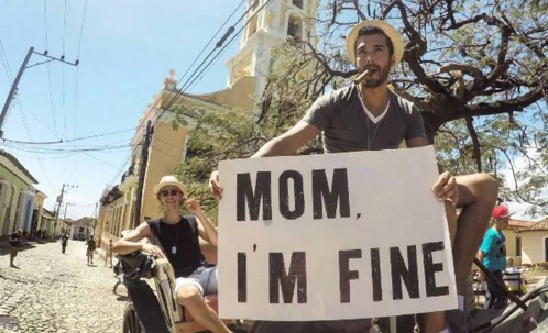 Mom I'm fine