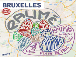 Bruxelles selon Topito: le sud méga riche, le nord méga paumé
