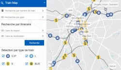 Train Map : suivez en temps réel les trains de la SNCB