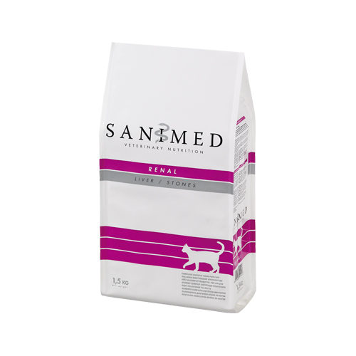 SANIMED Renal, Liver and Stones Katzenfutter – 1,5 kg