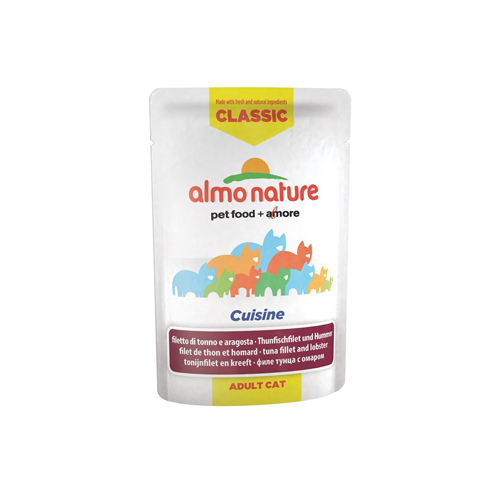 Almo Nature HFC Cuisine Katzenfutter – Dosen – Thunfisch mit Hummer – 24 x 55 g