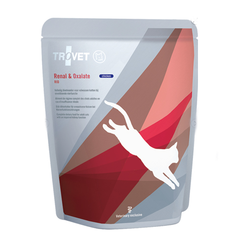 TROVET Renal & Oxalate RID Katze – 12 x 85 g Frischebeutel