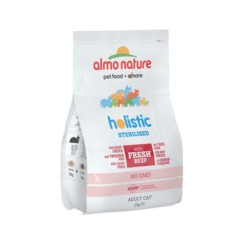 Almo Nature Sterilised Katzenfutter – Rindfleisch & Reis – 400 g