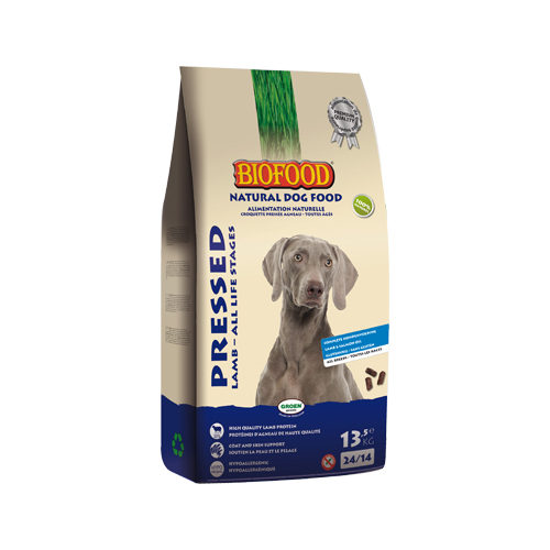 Biofood gepresstes Hundefutter – Lamm – 13,5 kg Biofood gepresstes Hundefutter – Lamm – 13,5 kg
