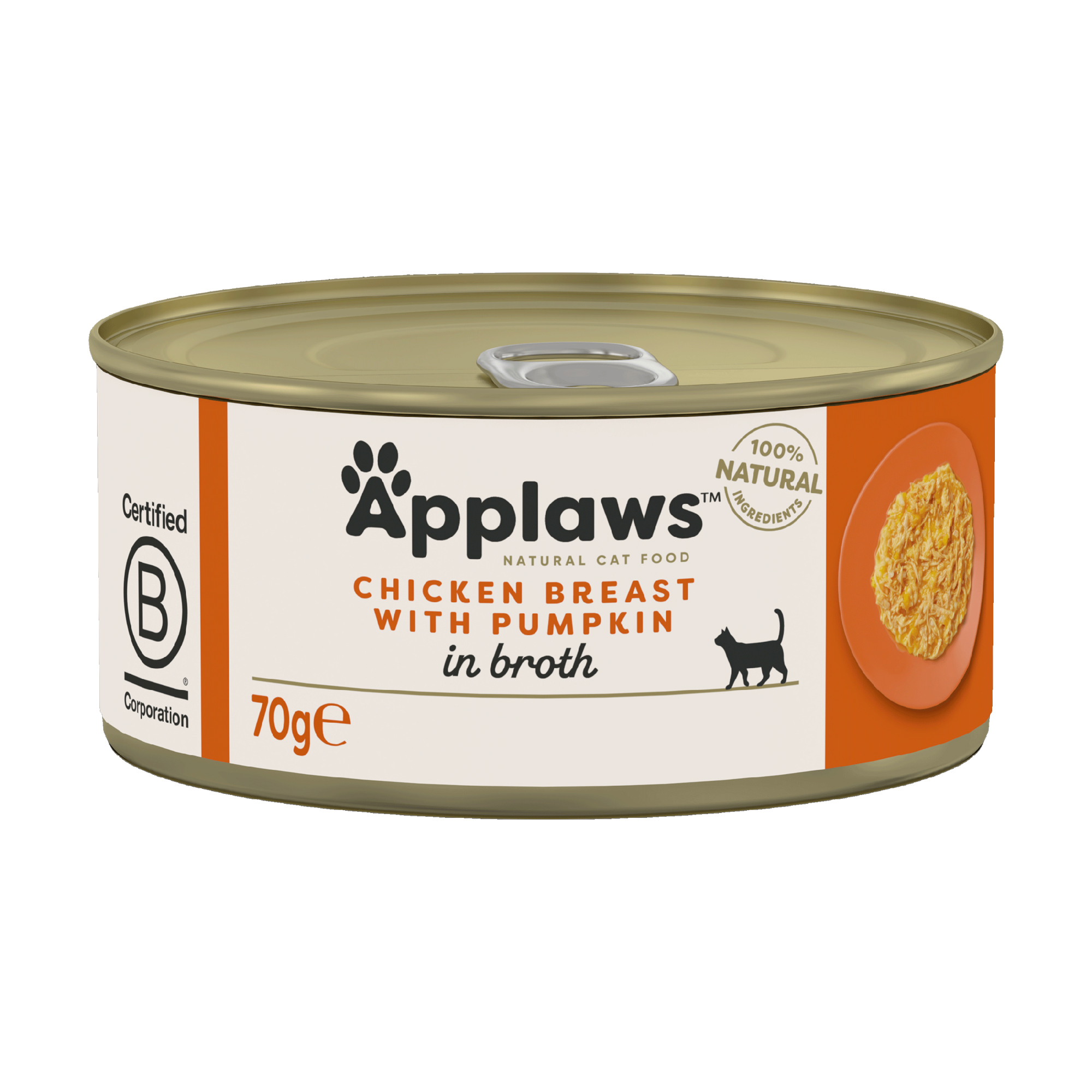 Applaws Katzenfutter – Dosen – Chicken Breast & Pumpkin – 24 x 70 g