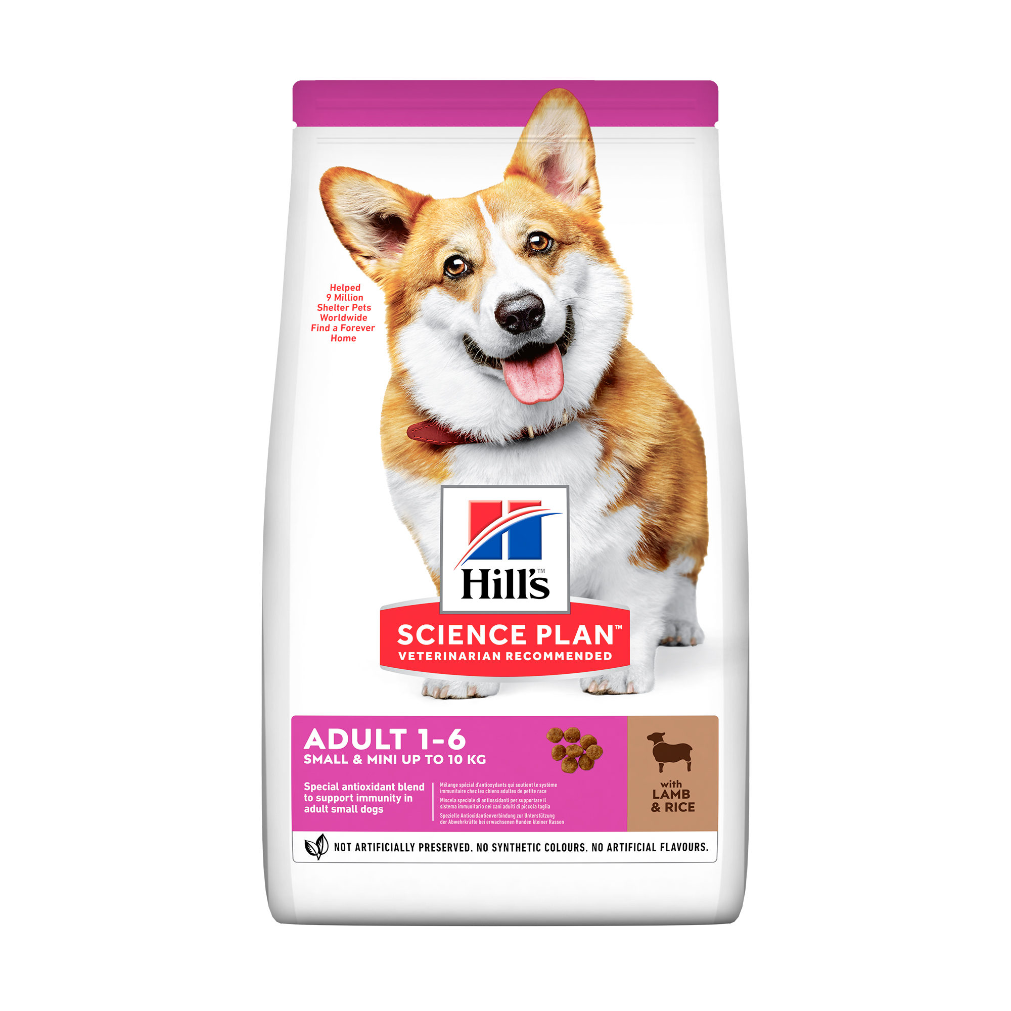 Hill’s Science Plan Adult Small & Mini Hundefutter – Lamm & Reis – 1,5 kg