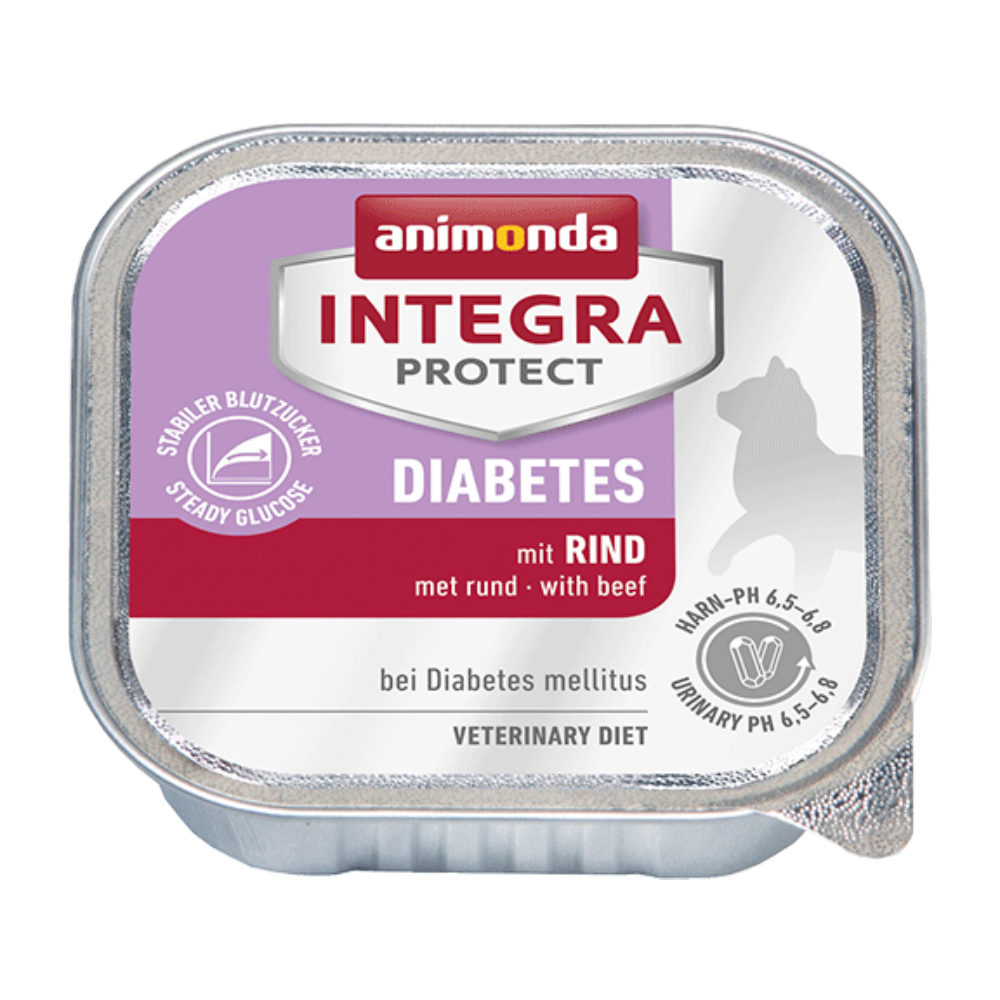 Animonda Integra Protect Diabetes Katzenfutter – Schälchen – Rind – 16 x 100 g Animonda Integra Protect Diabetes Katzenfutter – Schälchen – Rind – 16 x 100 g