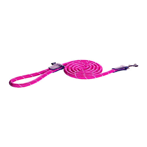 Rogz Rope Line Fixed Lead - Roze - 180 cm / 9 mm