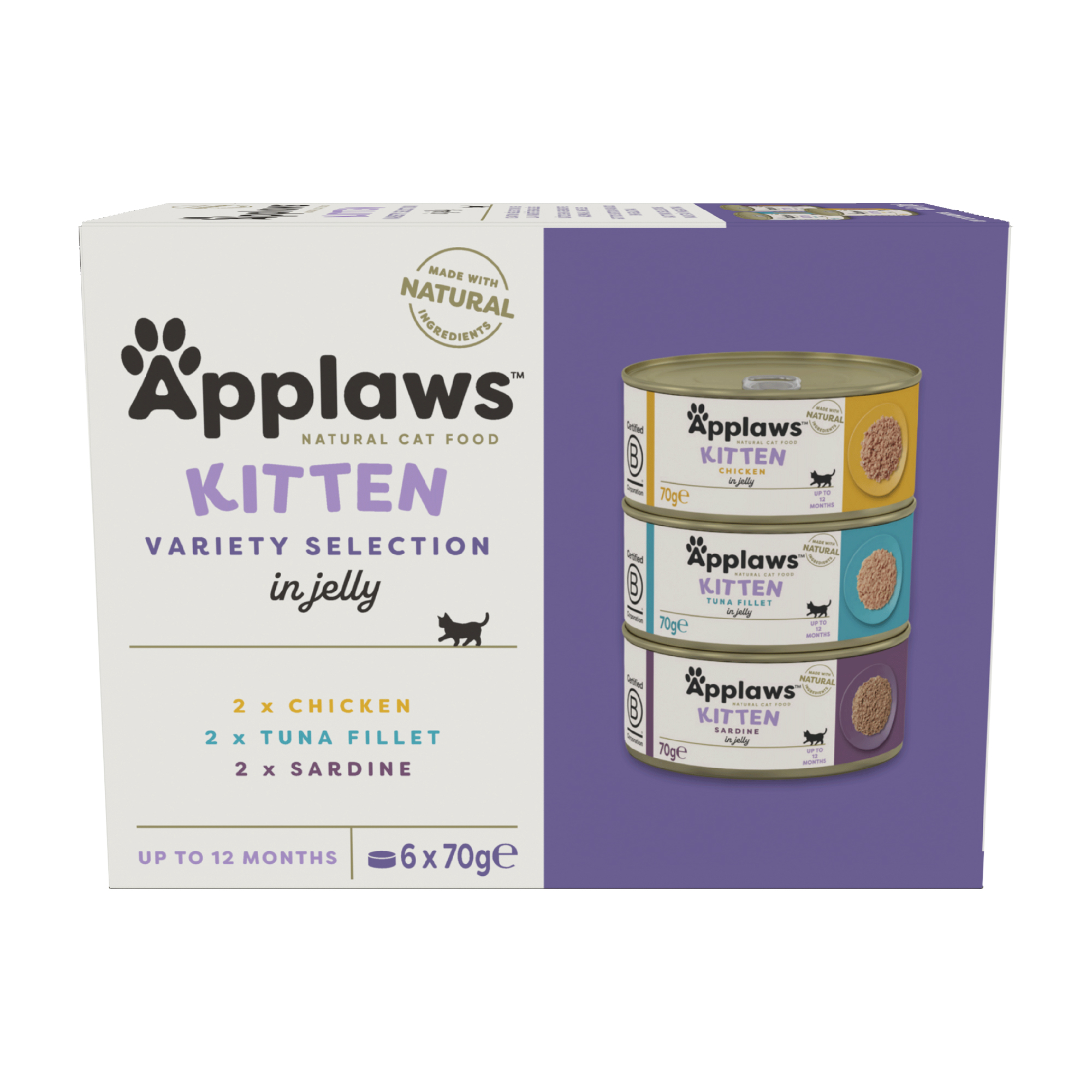 Applaws Kitten Selection Katzenfutter – 6 x 70 g