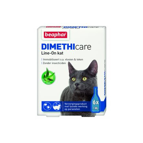 Beaphar DIMETHIcare Line-on Katze – 6 Pipetten