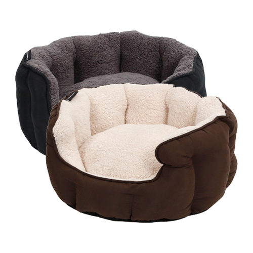 51 Degrees North Schaf Hundekorb – Beige & Braun – M 51 Degrees North Schaf Hundekorb – Beige & Braun – M