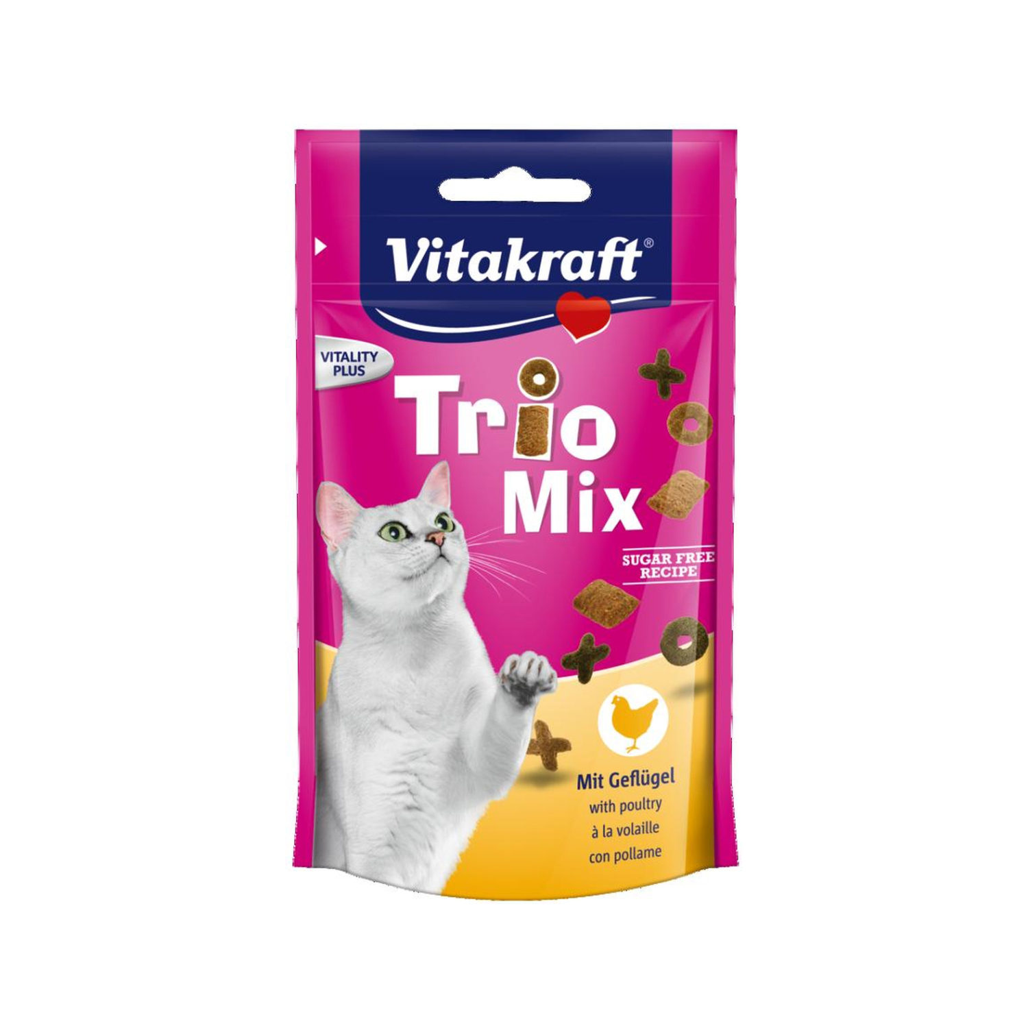 Vitakraft Trio Mix – Geflügel – 60 g