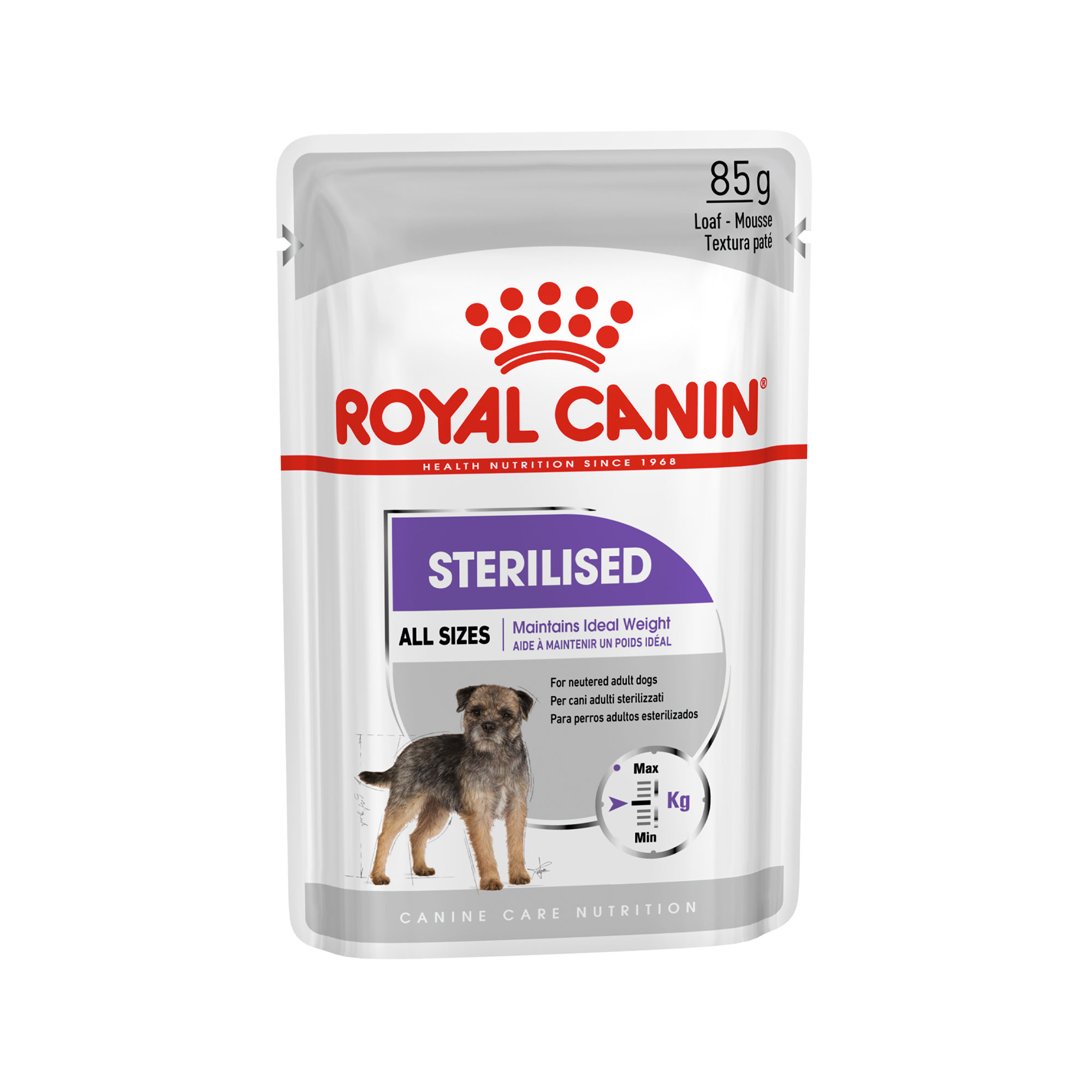 Royal Canin Sterilised Hundefutter – Frischebeutel – 12 x 85 g