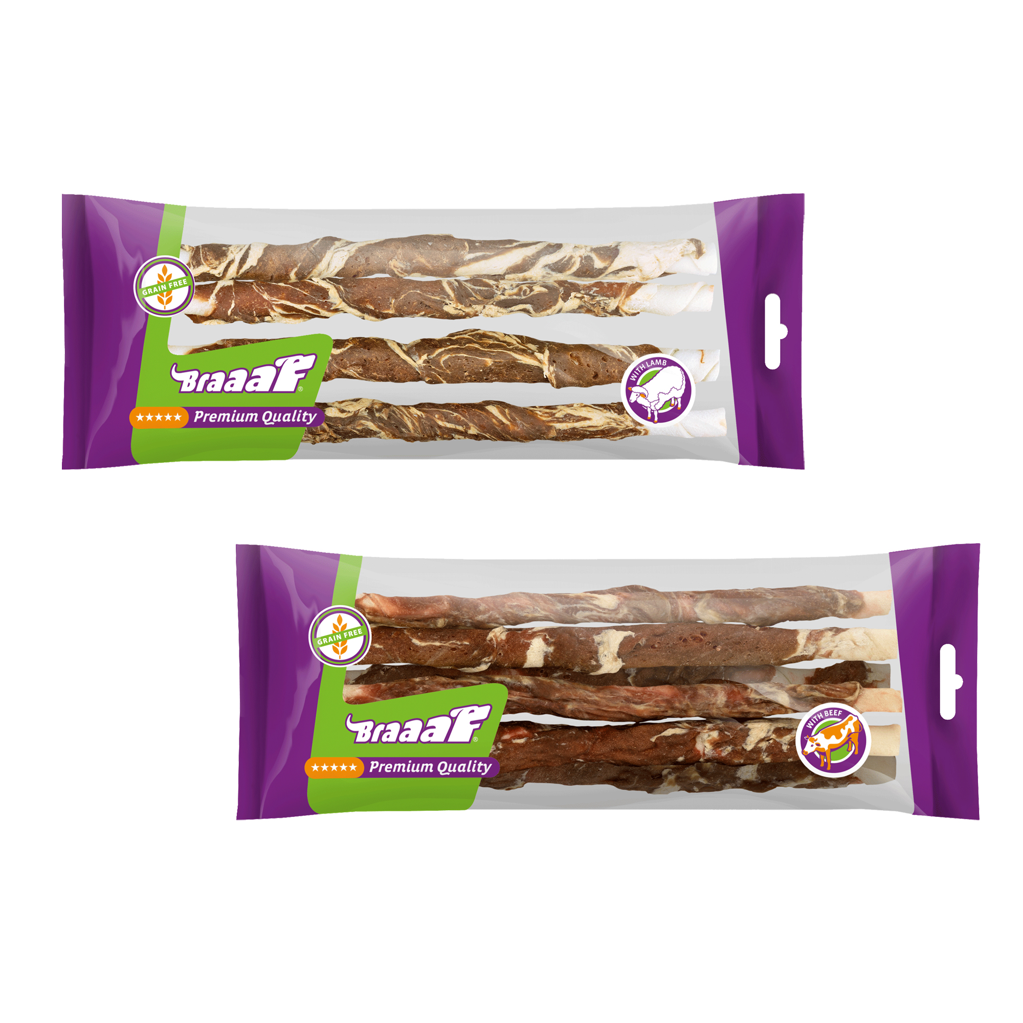 Braaaf Twister Hundesnacks – Lamm & Fisch – 180 g Braaaf Twister Hundesnacks – Lamm & Fisch – 180 g