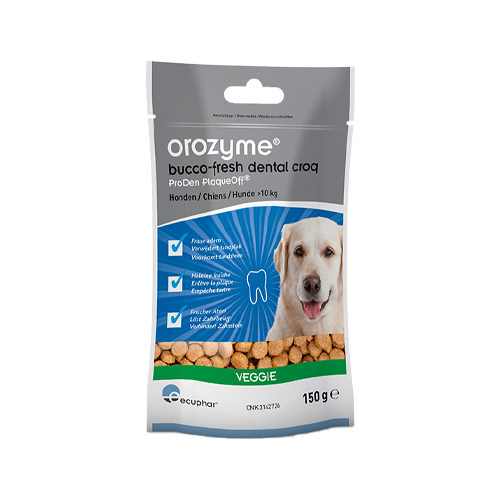 Orozyme Bucco-Fresh Dental Croqs – Groß – 150 g