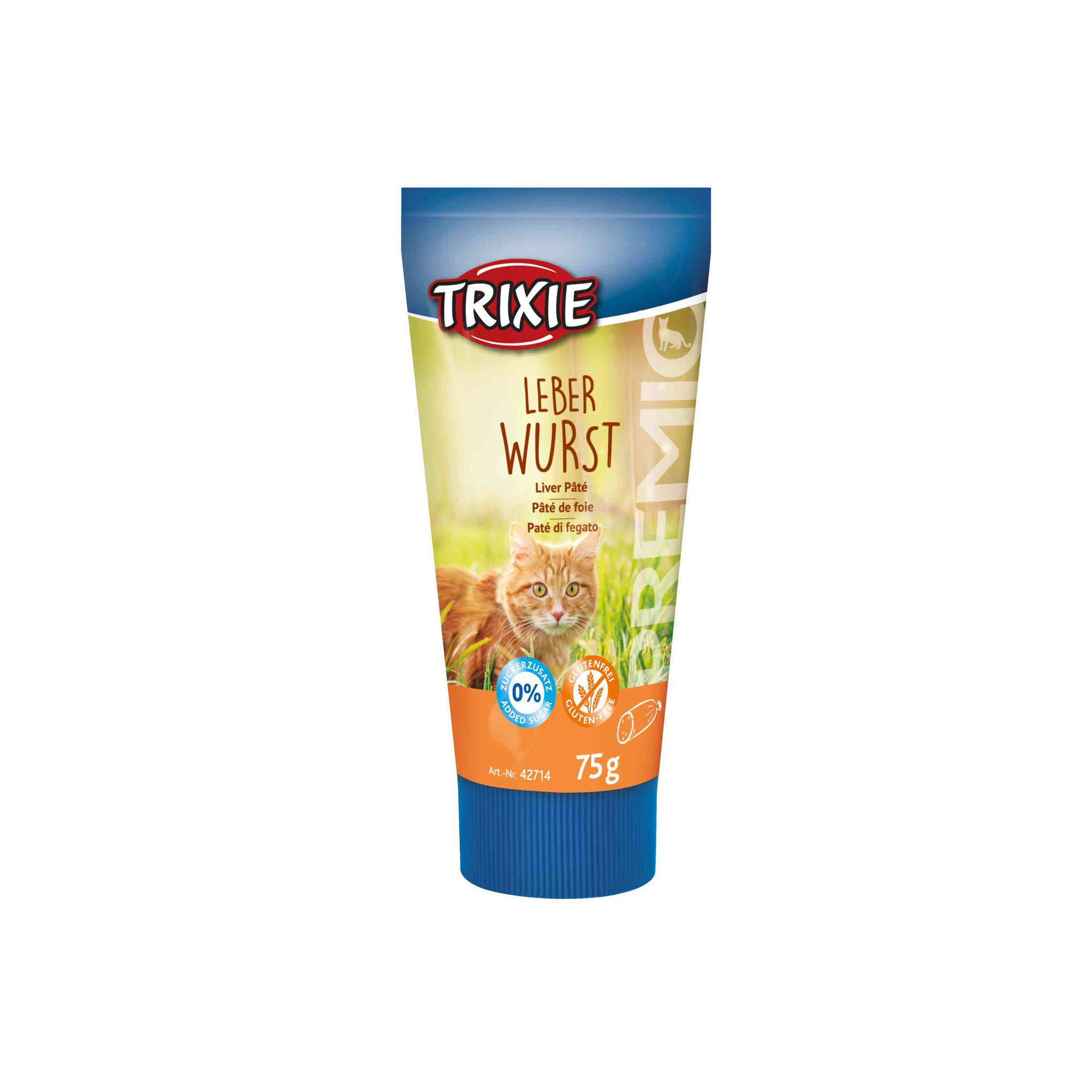 Trixie Premio Leberwurst für Katzen – 3 x 75 g