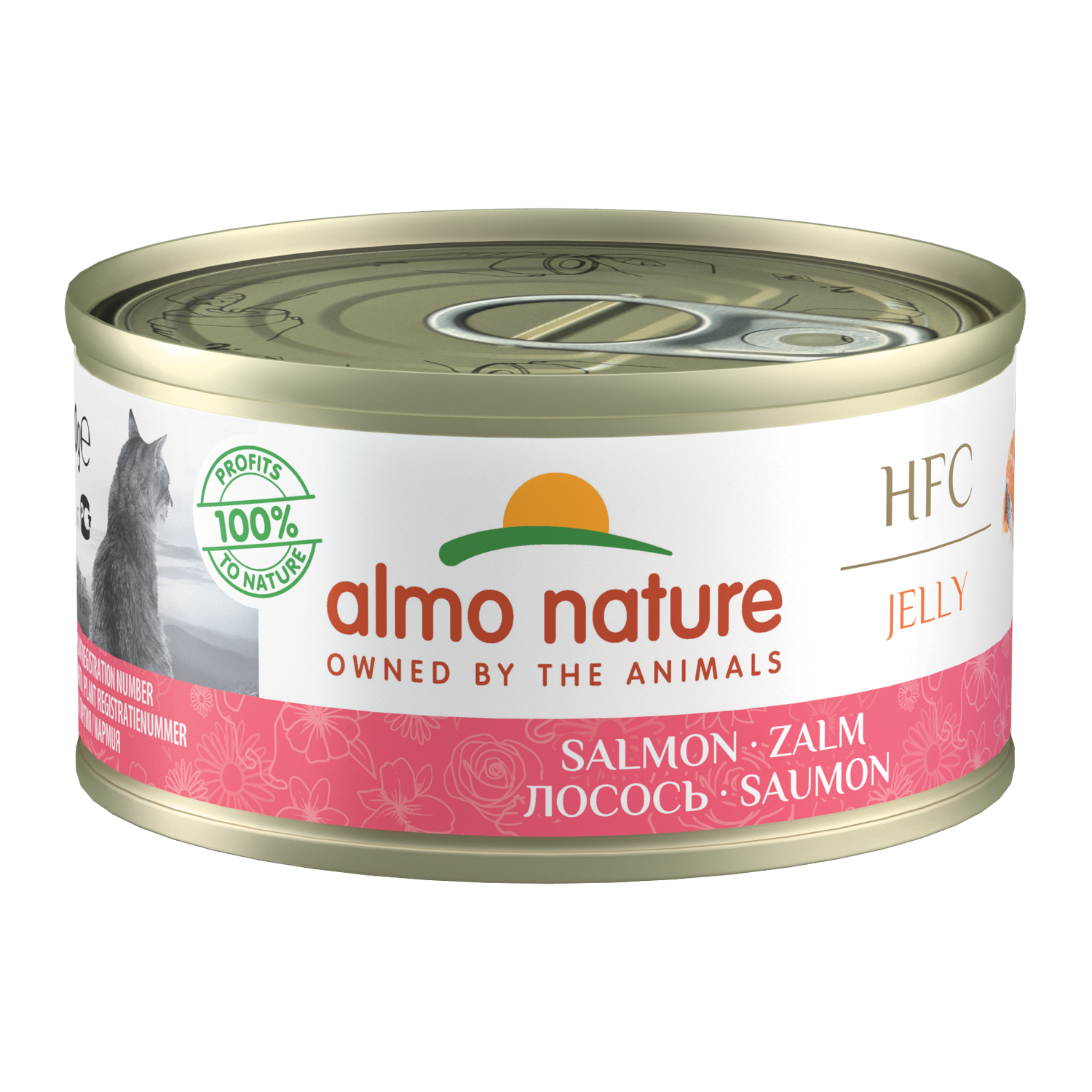 Almo Nature HFC 70 Jelly Katzenfutter – Dosen – Lachs – 24 x 70g