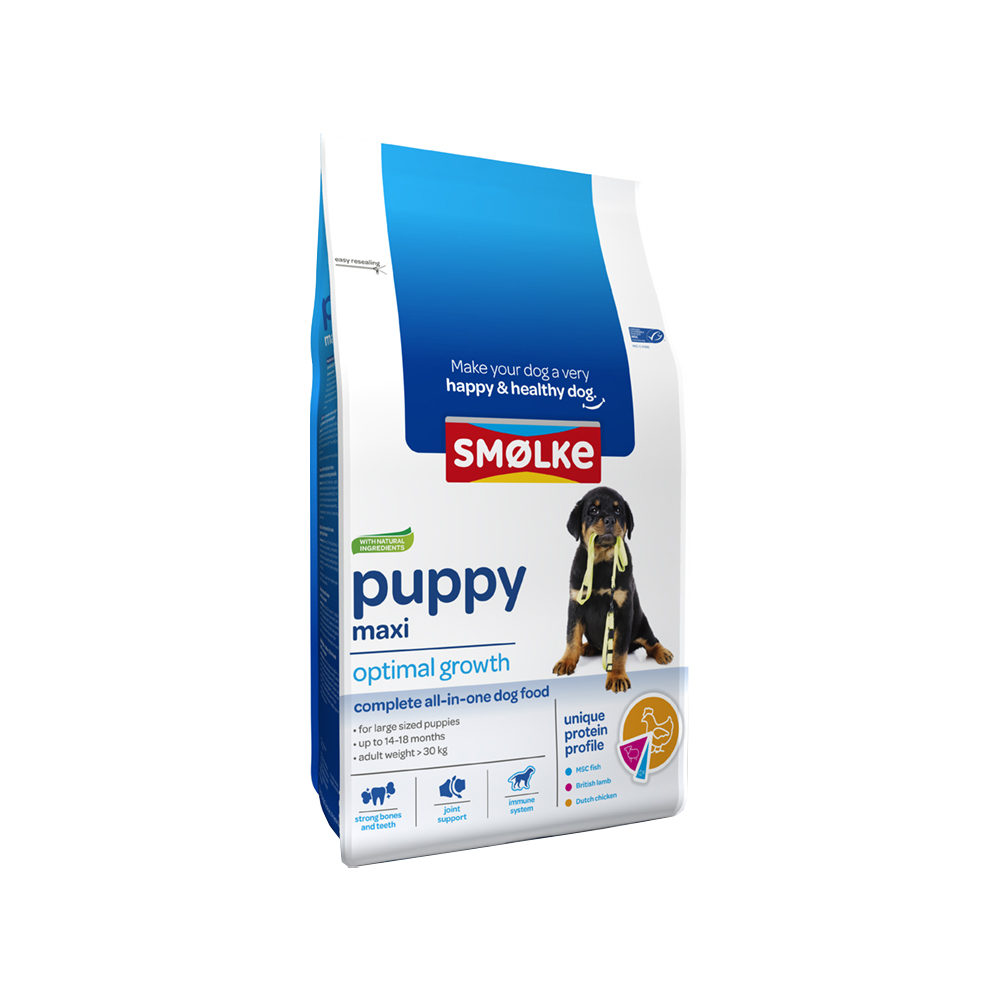 Smølke Puppy Maxi Hundefutter – 12 kg