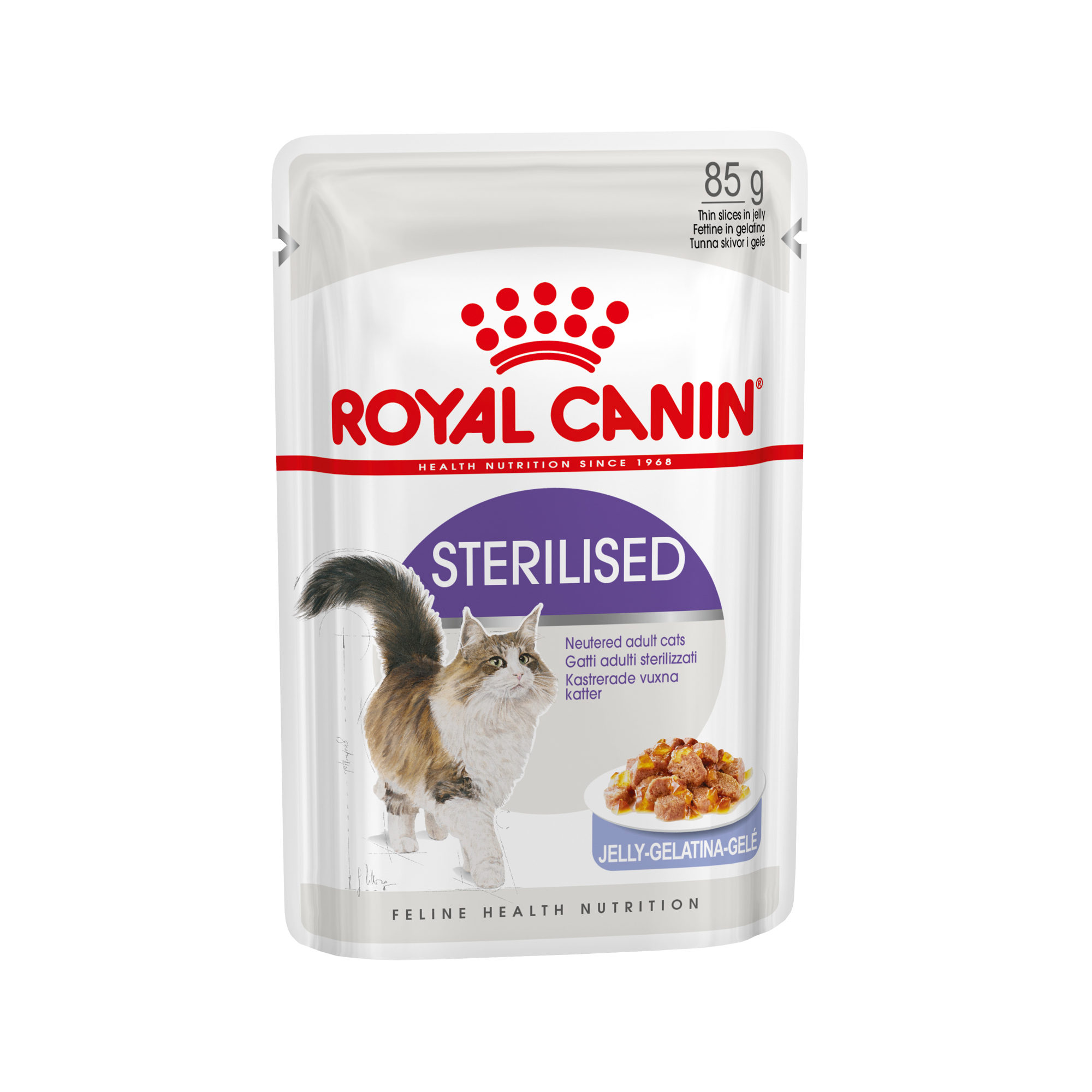 Royal Canin Sterilised in Jelly Katzenfutter – Frischebeutel – 12 x 85 g
