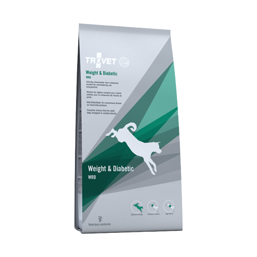 TROVET Weight & Diabetic WRD Hundefutter – 3 kg