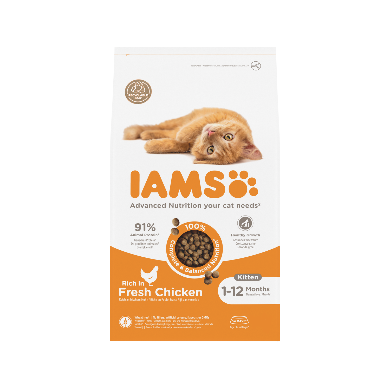 IAMS Kitten & Junior Kittenfutter – 10 kg